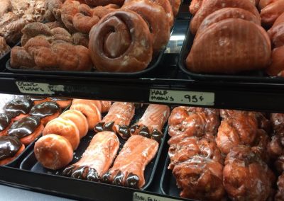 fresh bread display